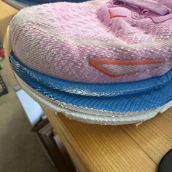 HOKA Clifton 9 Running Shoe Women 8B F27223C Violet / Pink / Blue - Picture 11 of 11